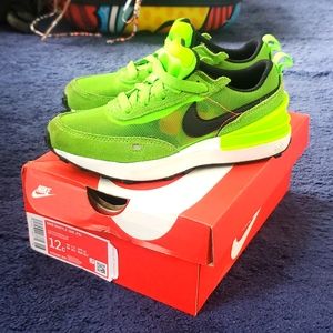 Nike Waffle One (PS) Neon Green 12C